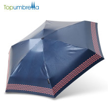 Guarda-chuva de dobramento do guarda-chuva da forma do presente de UPF 50+